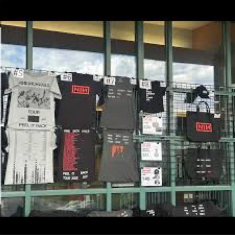 Nine Inch Nails NIN Black Tote Bag Peel it Back 2025 concert - Picture 8 of 9